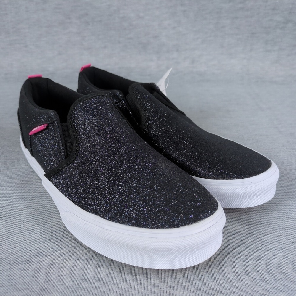 2x 👯‍♀️Host Pick⚡️Vans Asher Glitter Slip-on Shoes - Picture 2 of 16